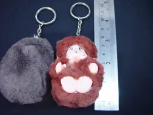 Cubee -Q比*日本 夢奇奇 娃娃 絨毛 吊飾 鑰匙圈 (一組兩隻)