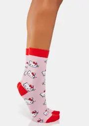 [Skinnydip] Hello Kitty Repeat Socks