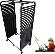 Art Drying Rack for Classroom,30 Removable Shelves Canvas Rack Art Storage,Suitable for Home and Art School Oil Painting Drying Rack