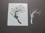 Love Birds Heart Tree Woods Sky Mylar Stencil Art Airbrush Reusable Durable L398