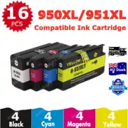 16x Compatible Ink Cartridge 950XL 951XL For HP Officejet Pro 8100 8600 8620