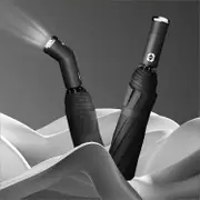 Windproof Led Sun & Rain Umbrella, Umbrella With Led Flashlights, Automatic Folding Umbrella With Led Flashlight, Inverted Umbrella Windproof-