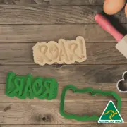Roar Cookie Cutter and Embosser Stamp
