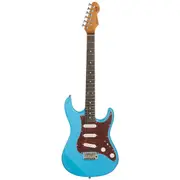 Sceptre Ventana Std Double Cutaway Electric Guitar Sonic Blue Indian Laurel