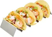 10.7 Inch X 4 Inch Taco Stand, 1 Holds 4 Tacos Taco Rank - Reversible, Dishwashe