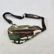 Brixton Chicago Shoulder Sling Bag Camo 100% Cotton