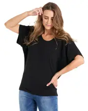 Maui Tee -Black, 18 / Black