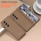 For Samsung Galaxy Z Fold 6 5 4 3 Hinge & Screen Protector Case with Pen Holder