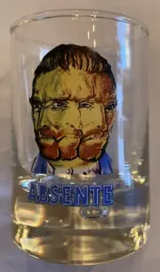 Van Gogh Absinthe Absente Shot Glass Vincent Van Gogh Self Portrait