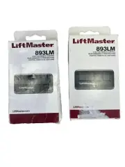 2 LiftMaster 893LM 3 Button Garage Door Opener Remote Control