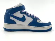 Nike WMNS Air Force 1 ‘07 Mid Military Blue White Purple DX3721-100 Women's 7