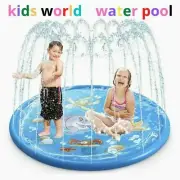 150cm Inflatable Water Spray Cushion Summer Kids Play Pad Mat Lawn Games Splash