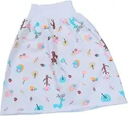 IWOWHERO 1Pc High Waist Folding Skirt Diaper Training Underwear for Comfortable and Easy to Clean for Potty Training and Preventing Leakage