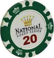 TX GIRL 3PCS/Lot Taxes Hold'em Poker Chip Set Casino Crown Entertainment Black Jack Monte Carlo Clay Composite 14g/PC (Color : 20)