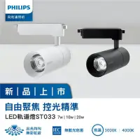 在飛比找Yahoo奇摩拍賣-7-11運費0元優惠優惠-PHILIPS 飛利浦 ST033T LED 10W 軌道燈