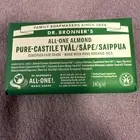 DR. BRONNER'S All-One ALMOND Pure-Castile Bar Soap 1 Bar New