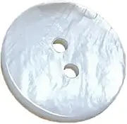 AIMALL Natural Shell Buttons - 20PCS Round Two-Hole White Buttons for Shirts, Knitwear, and Crafts - 9 Sizes from 9mm to 25mm