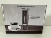 Bivisty Portable Espresso Maker, Wireless Self-heating, Travel Coffee Maker Grey