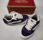 Vans Knu Skool Pig Suede Dark Purple Mens Size 4.5 Women's 6 Tried On Not Worn