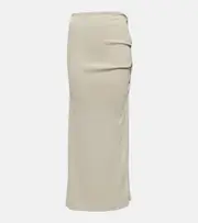 [Christopher Esber] Christopher Esber Open Twist ribbed-knit maxi skirt AU 12 beige
