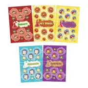 JFL Scratch N Sniff Stickers, More fun Foods, Pack of 280
