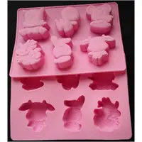 在飛比找蝦皮購物優惠-【禾美舖】12生肖矽膠蛋糕模具 手工皂模 果凍布丁巧克力模