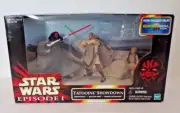 1999 Hasbro Star Wars Episode I - TATOOINE SHOWDOWN W/COMMTECH TALKING FIGURES