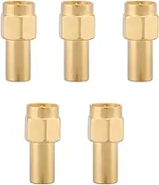 5pcs SMAMale RF Coaxial Terminators Brass 50 Ohm 2W Wide Frequency Antennas GPS System