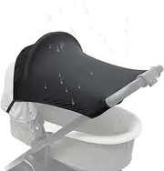 Stroller Sun Shade Extender | Sun Shade for Stroller | Net Sunshade UV Protection Foldable Breathable Design for Hot Weather Protection Toddler Seats Beach Trips Park Outings Travel