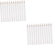Minkissy 2sets Diamond Pen Crystals Tool Sticky Dotting Pen for Nail Art Wood Tip 24pcs*2