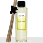 Meyer Lemon Reed Diffuser Oil Refill with Replacement Reed Sticks | Clean, Refre