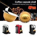 4Pcs Portable Coffee Capsule Shell Coffee Capsule Pod For Nespresso Vertuoline