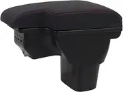 for N&issan for Juke Car Armrest Box Storage Box Retrofit Parts 3 USB Car Centre Console Storage Box(1)