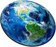 iplusmile Multi Function Earth Pattern Chair Mat Non Slip Floor Protector for Office Home Comfortable Touch Easy to Clean Rug for Gaming Living