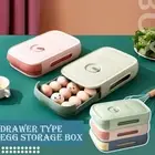 Egg Storage Box Drawer Kitchen Refrigerator Egg Container Box Kitchen Supplies