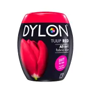 DYLON Textilfarbe Tulips Red Color & Fixer for 600g Fabric Dye Tulip