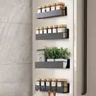 Magnetic Spice Rack for Refrigerator - Strong Magnetic Shelf for Fridge Organiza
