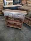 Narrow Cedar Hall Table Console 80cm long X 25 cm Deep