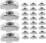 HAWILLOSCH Aluminum Extrusion Tracks Compatible t Slot Nuts M8 Sliding Nut Parts Thread Fixing