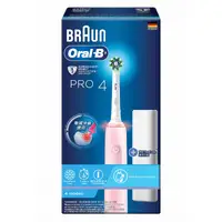 在飛比找友和YOHO優惠-Oral-B Pro 4 充電電動牙刷 櫻花粉 香港行貨