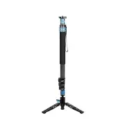 Sirui P424FL Carbon Fiber Monopod with Tripod Base / Tabletop Tripod
