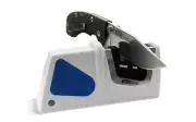 AccuSharp Compact Pull-Through Sharpener Comfortable Grip 2-Stage Crossed Rods