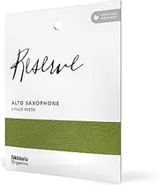 D'Addario Organic Reserve Alto Saxophone Reeds - Sax Reeds - Individually Sealed - 2.5 Strength, 3 Pack