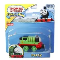 在飛比找蝦皮購物優惠-正版 湯瑪士 合金小火車 Take-n-Play PERCY