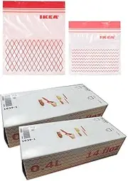 [IKEA] ISTAD Plastic Freezer bag, red 120Pack