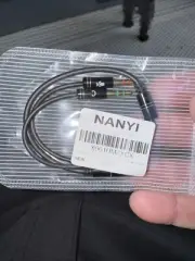 NANYI 3.5mm Y Splitter 2 Jack Male to 1 Female Headphone Mic Audio Adapter
