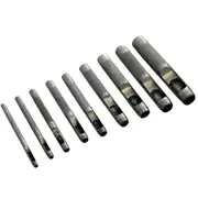 9 piece hollow punch set