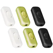 Tunghey 6Pack Inline Cord Switch, On-Off DPST Control Lamp Switch for Bedroom...