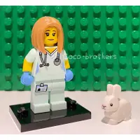 在飛比找蝦皮購物優惠-LEGO 樂高 71018 17季 人偶包 5號 獸醫 人偶