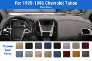Dashboard Dash Mat Cover for 1995-1996 Chevrolet Tahoe (Plush Velour)